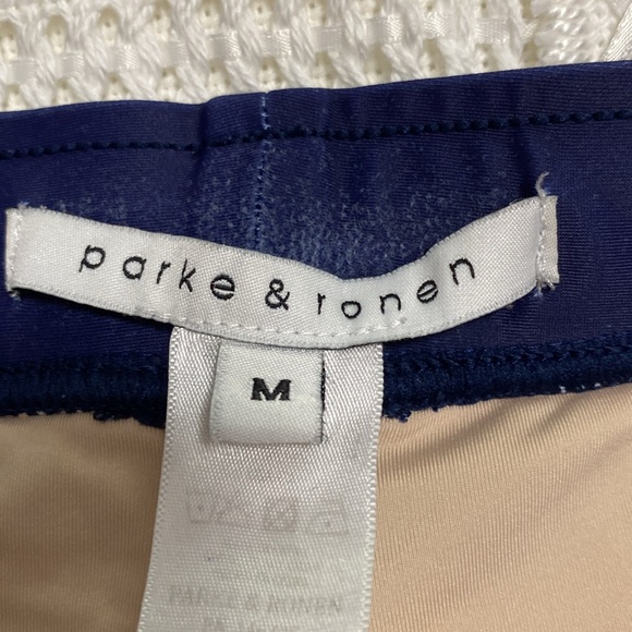 Parks & Ronen men’s stripe swim suit size M - Picture 3 of 8